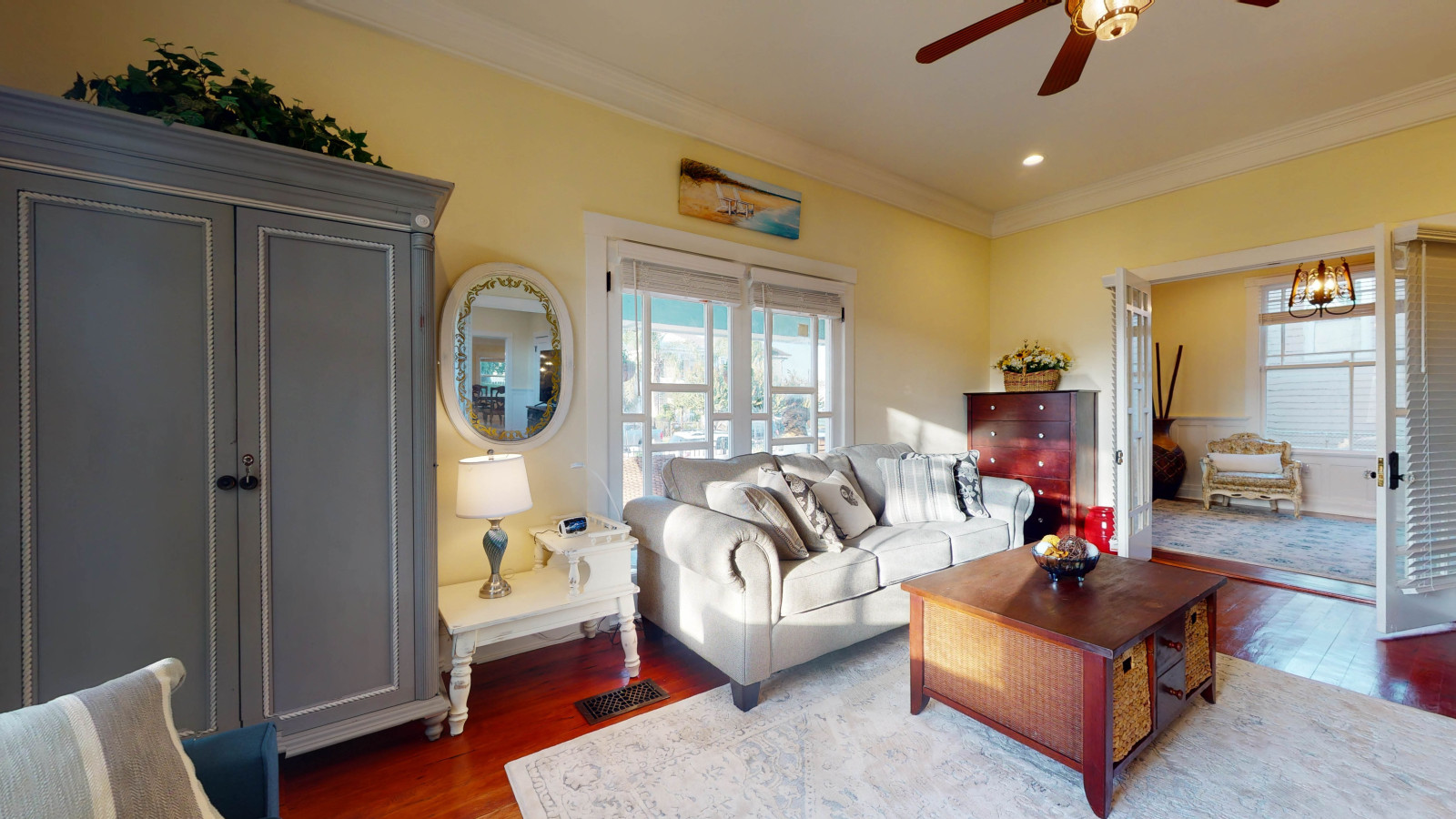 Space to relax and unwind in this cozy retreat
