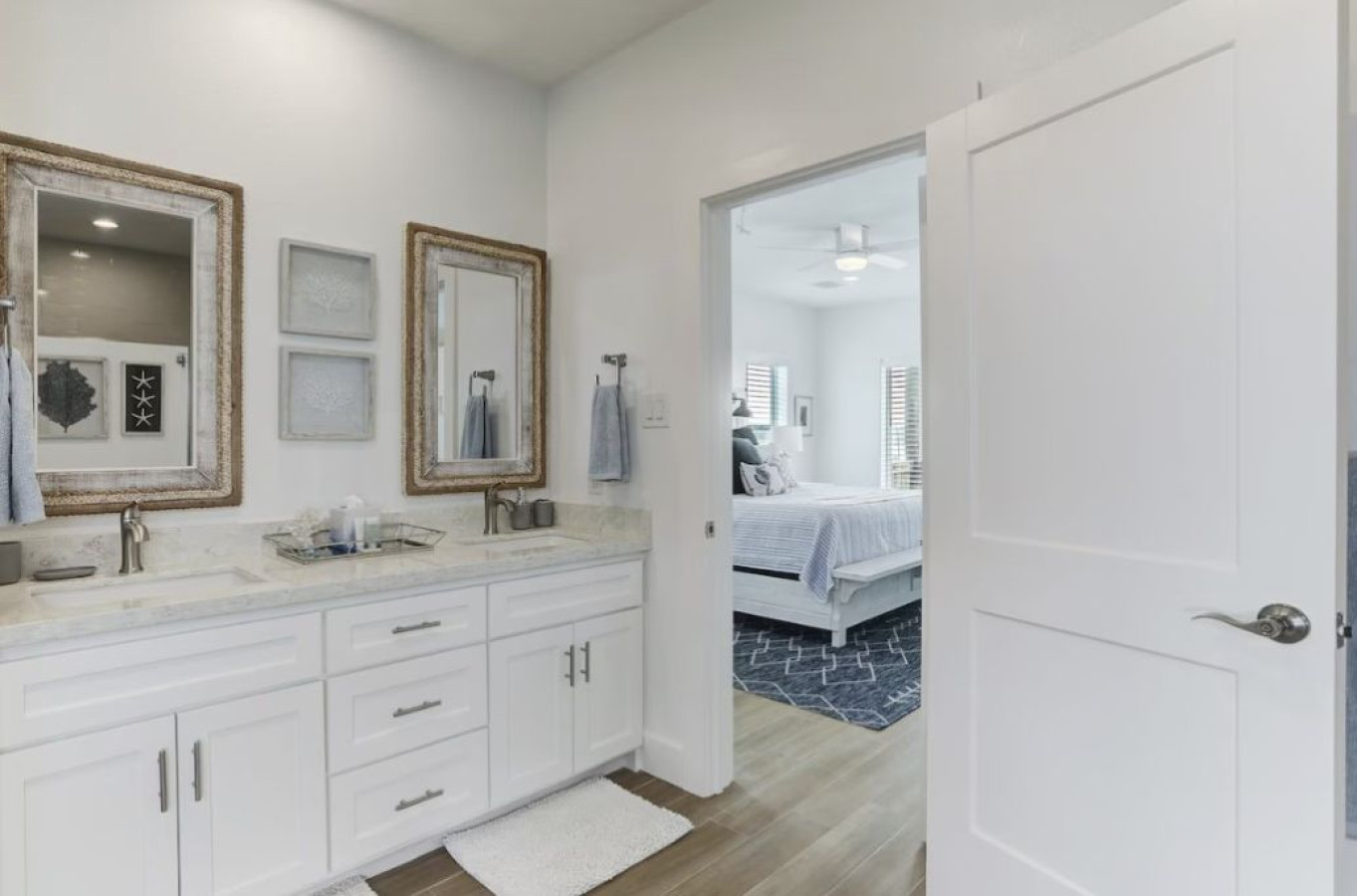 This bathroom is connected to the master bedroom