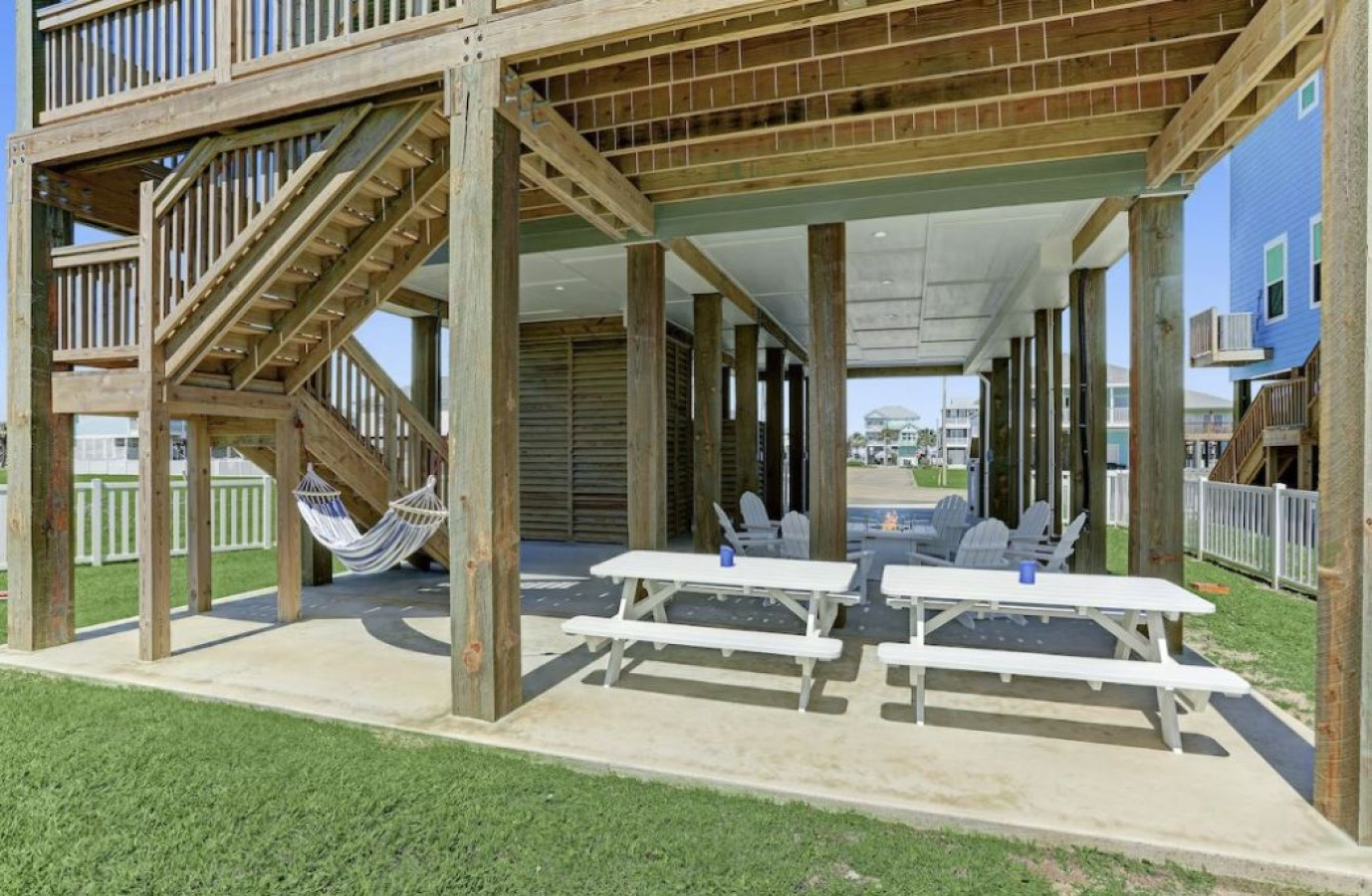 Escape the midday sun and entertain here
