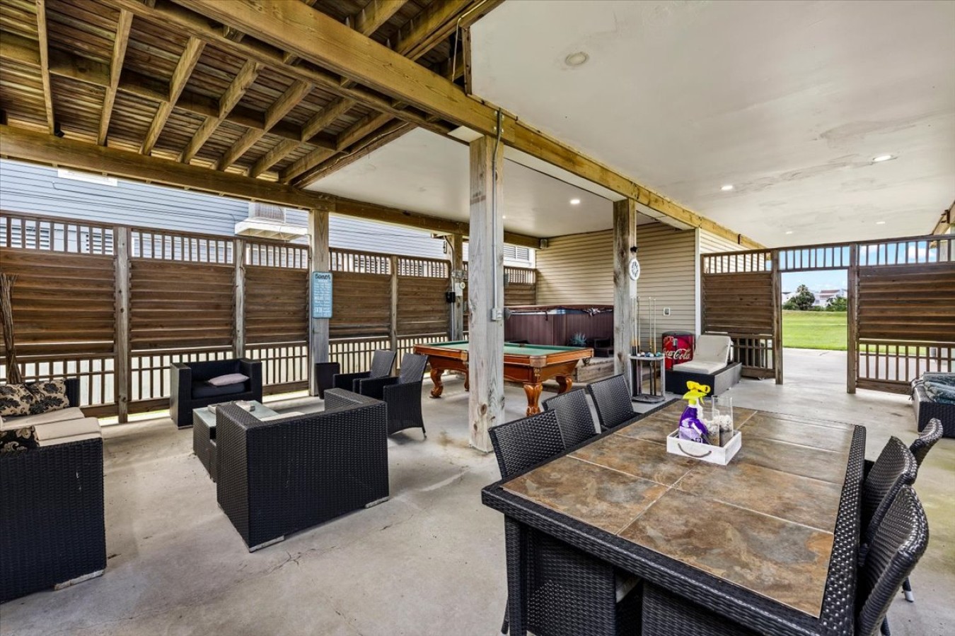 Escape the midday sun & entertain here