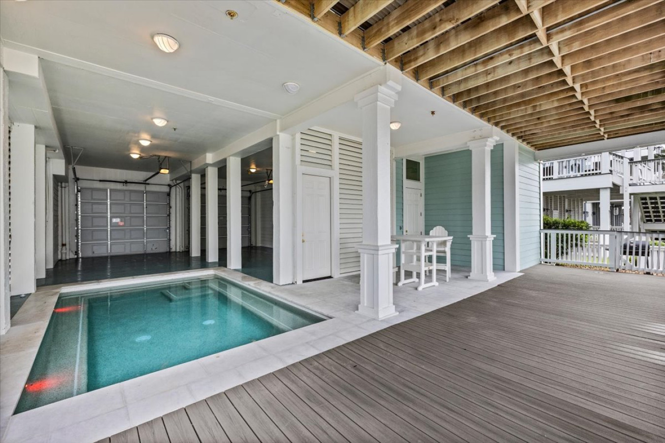 Escape the midday sun and entertain here