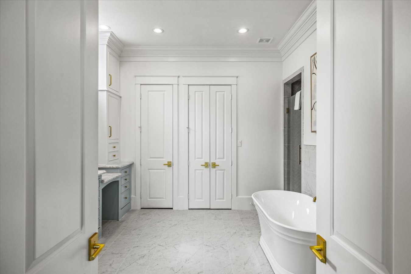 This bathroom is connected to the master bedroom