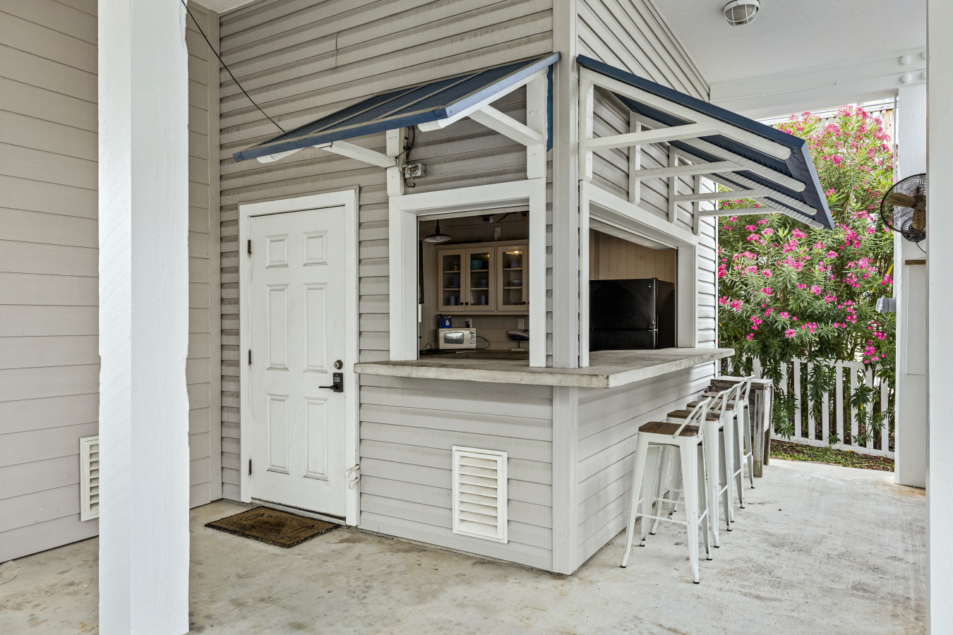 Escape the midday sun and entertain here