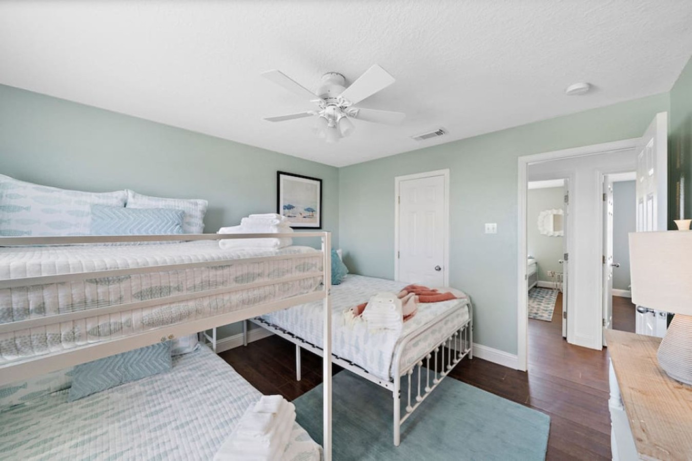 Imagine drifting off to sleep in this bedroom