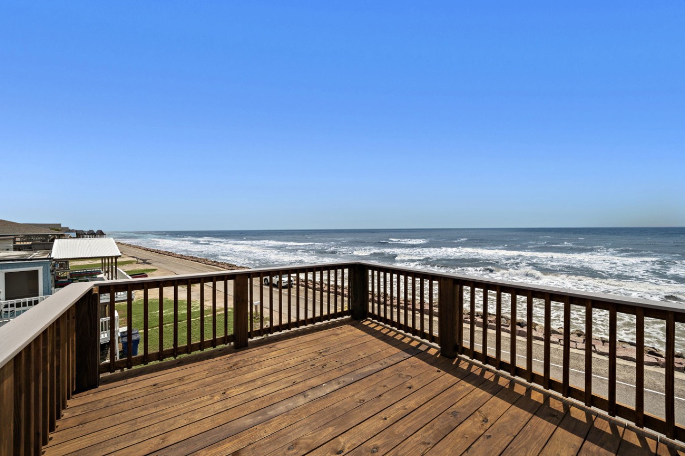 Another angle of the deck