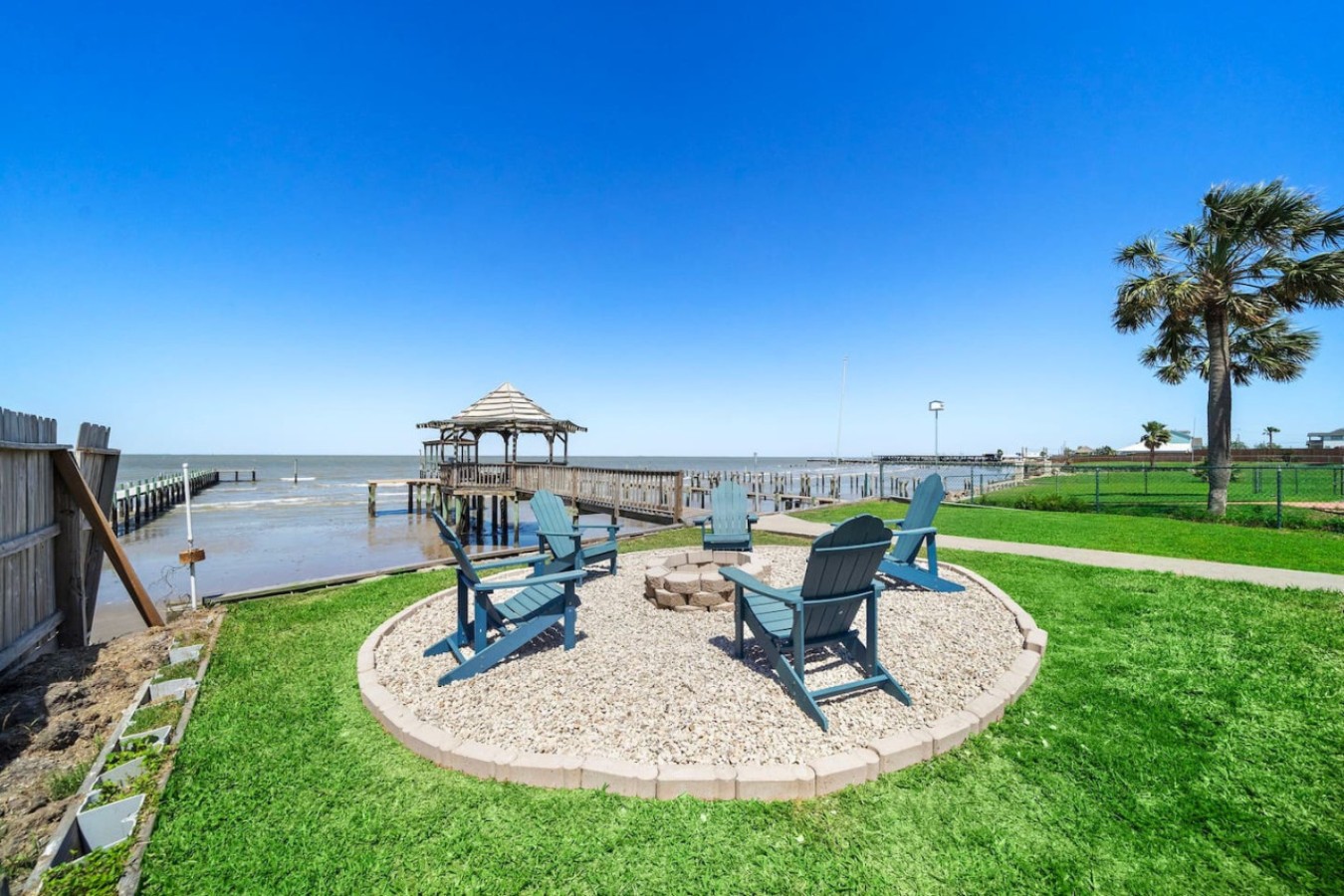 Enjoy s'mores & laughter by the crackling fire pit