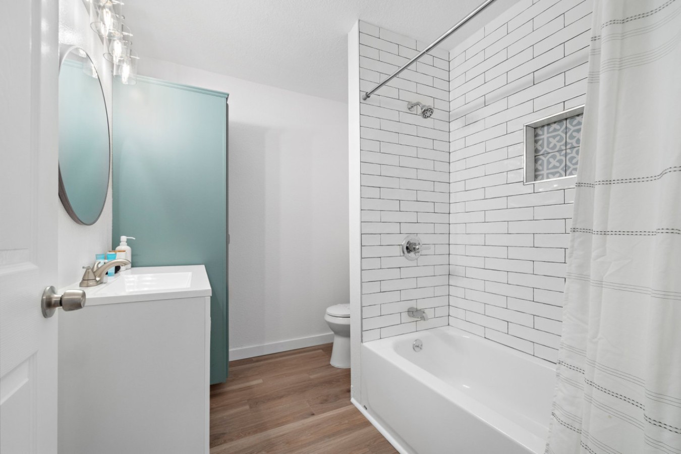 Feel pampered in this beautiful bathroom