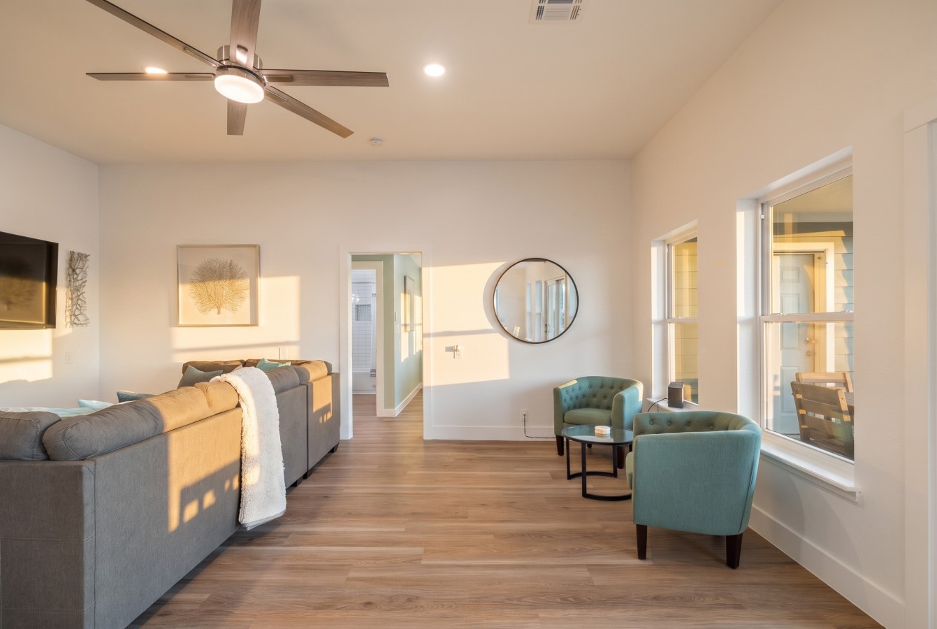 Share laughter & conversation in this inviting space