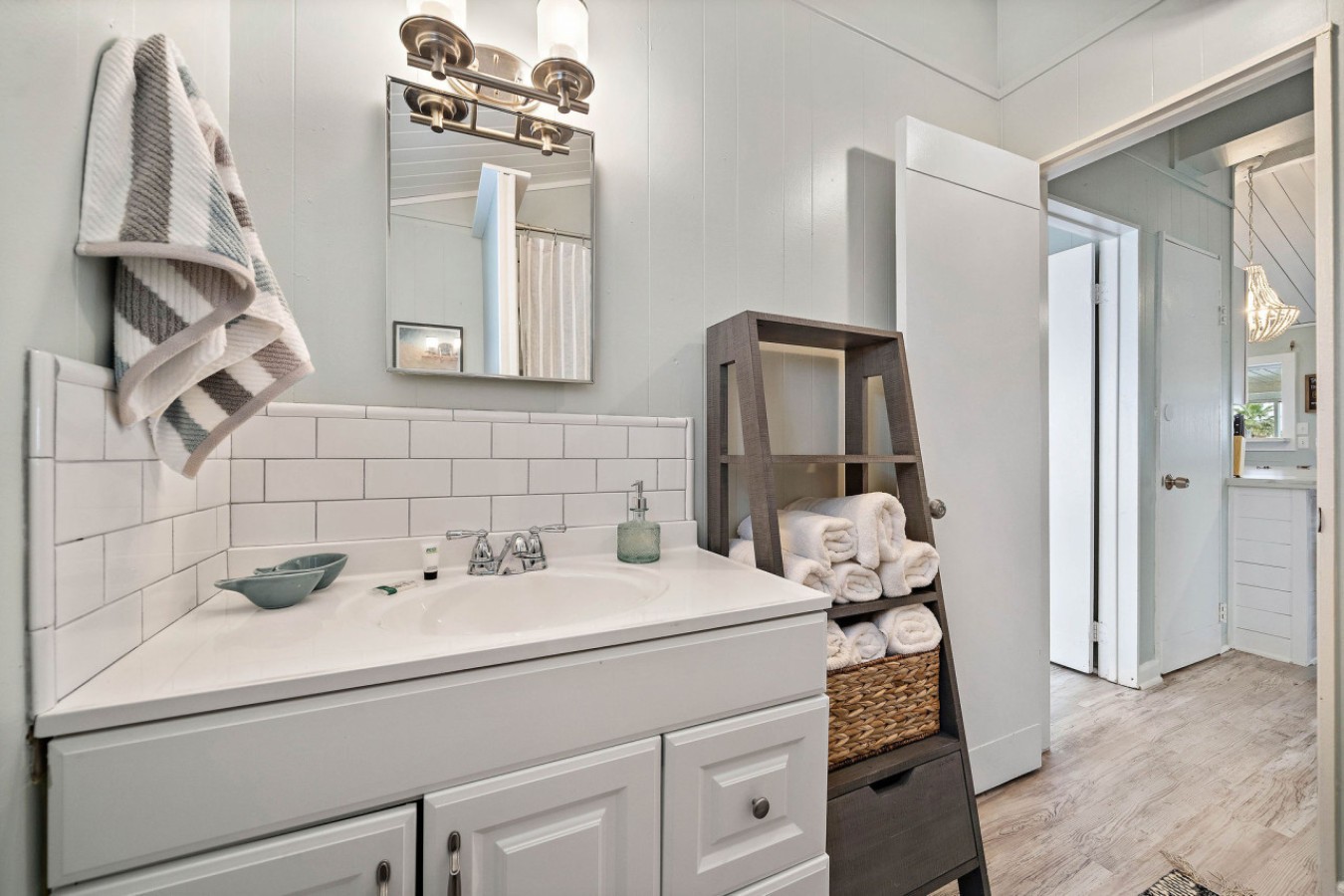 This bathroom is connected to a single bedroom