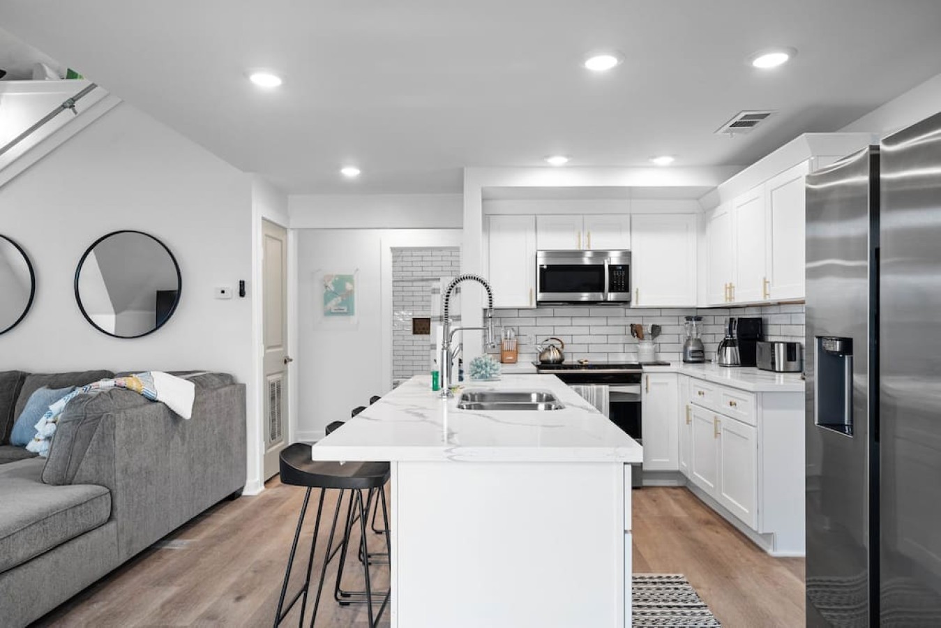Another angle of the kitchen