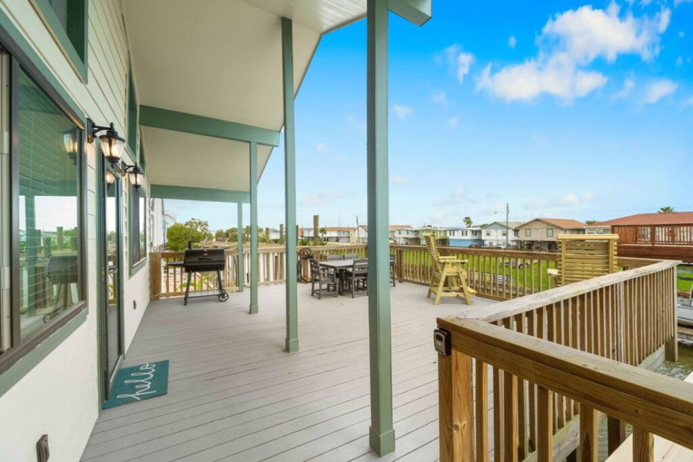 Unwind and dine al fresco on the sunny patio