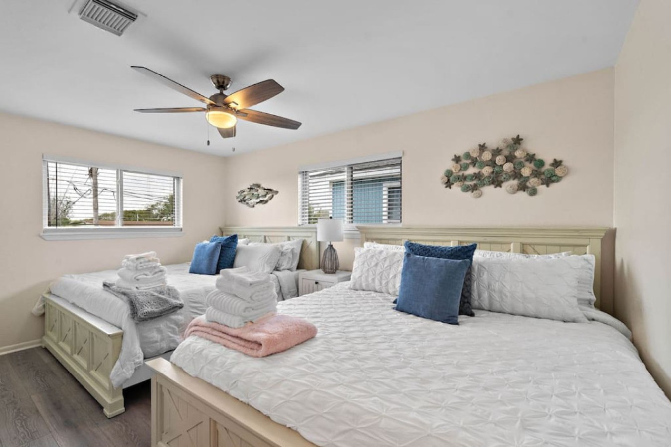 A relaxing retreat awaits in this comfy bedroom