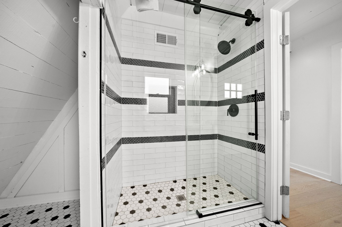 This bathroom offers a place to relax after a long day
