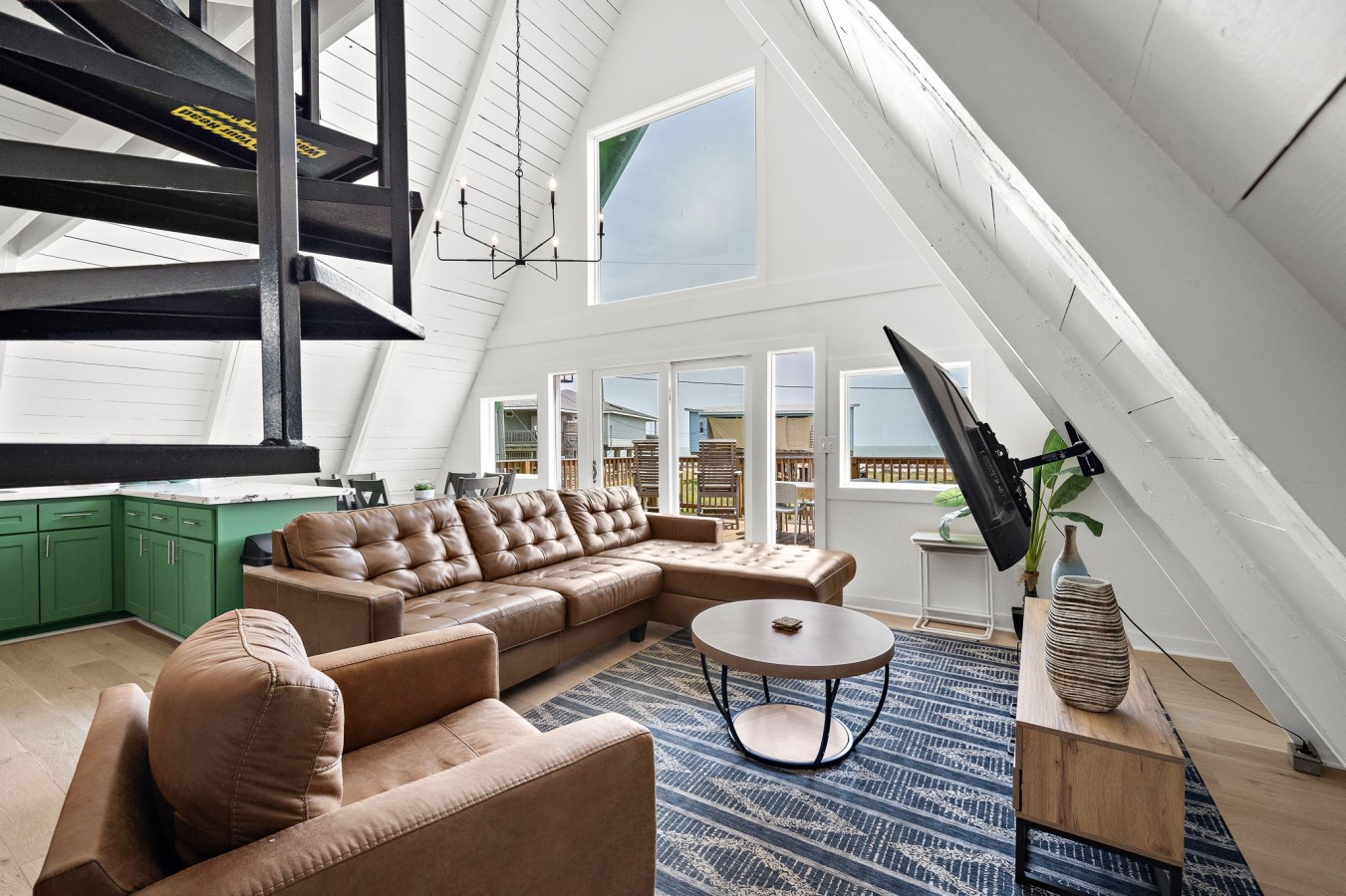 This is the main living room area of the home