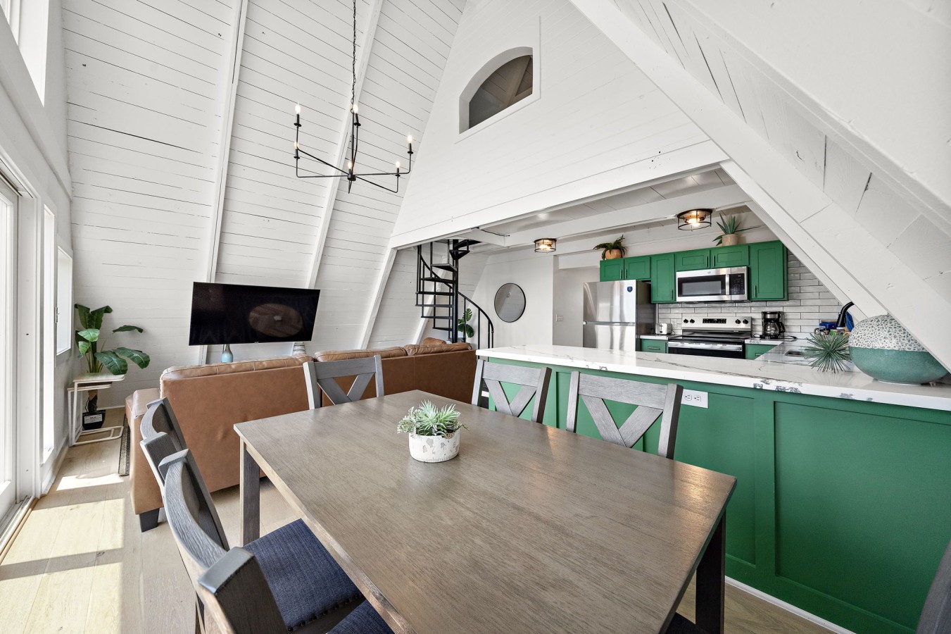This is the main dining area of the home