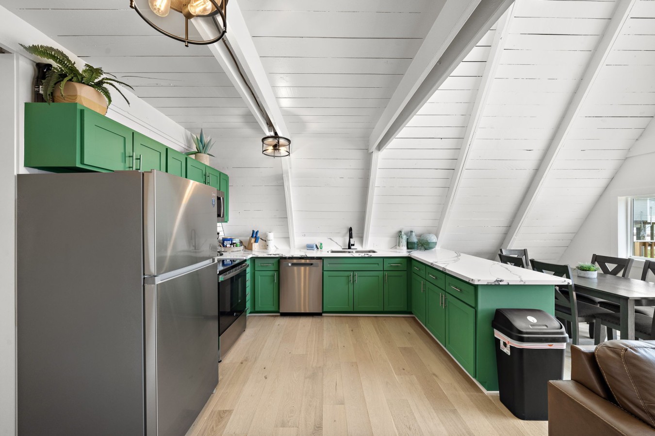 Another angle of the kitchen