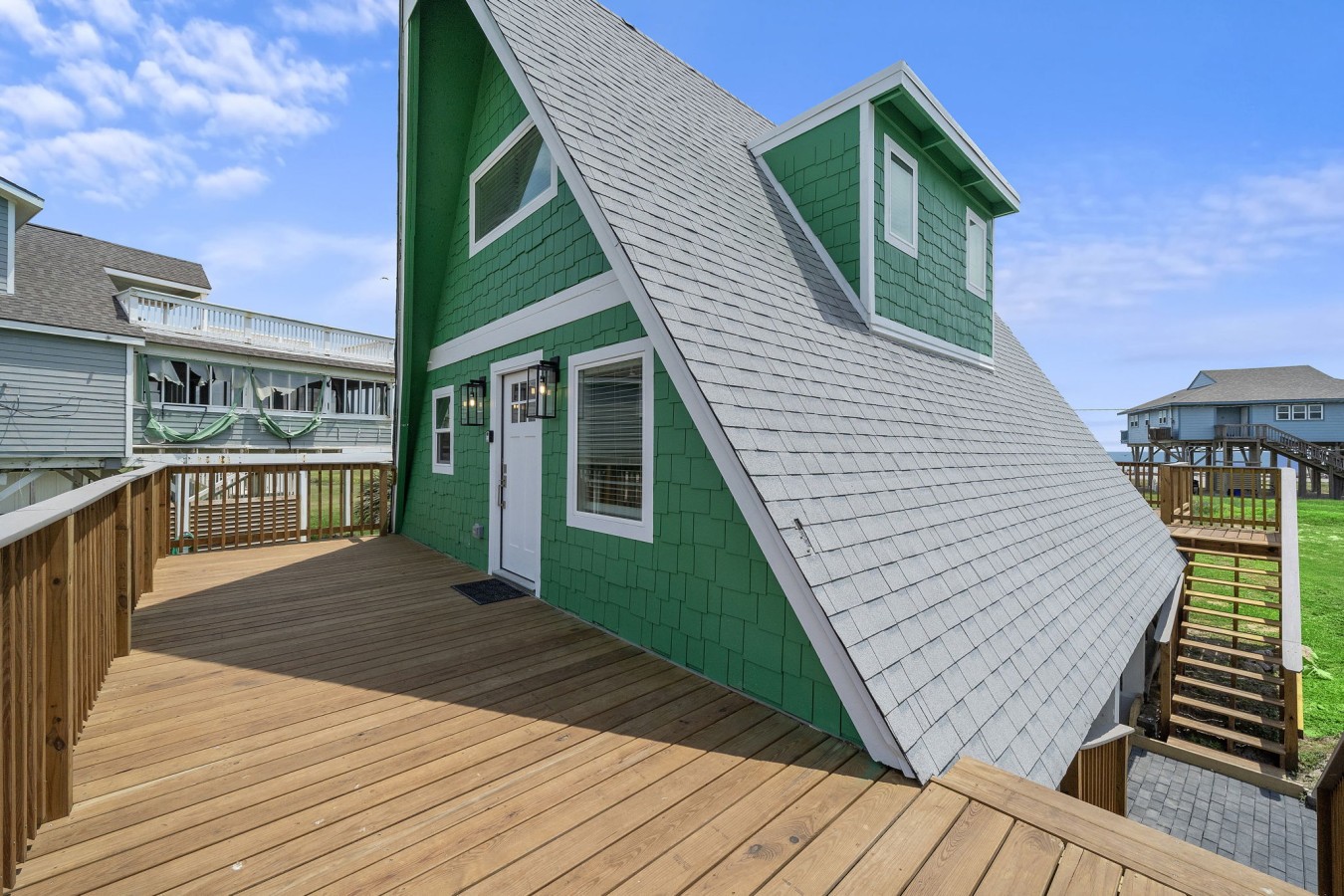 Another angle of the deck