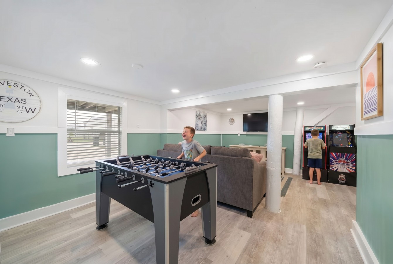Challenge your friends & family in the game room