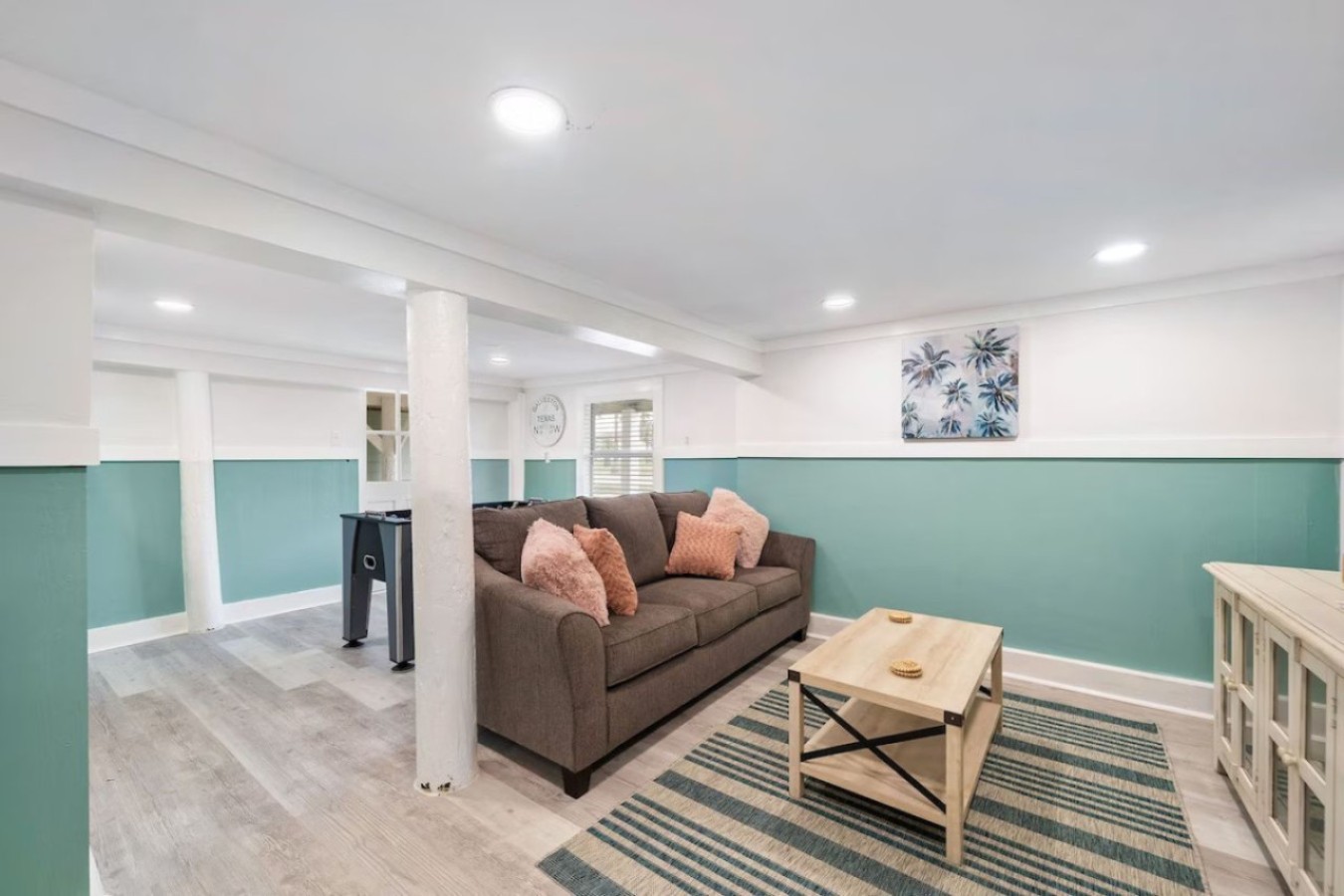 This is a secondary living room area to enjoy