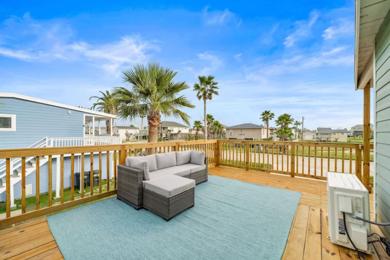 Another angle of the deck