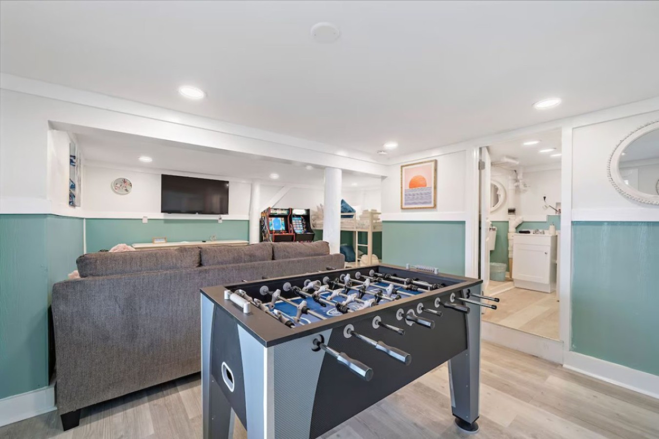 Another angle of the game room
