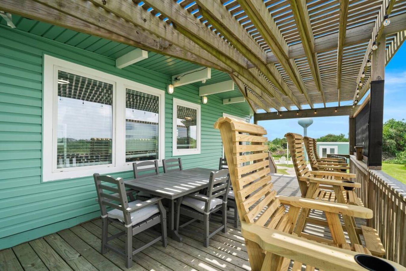 Another angle of the deck