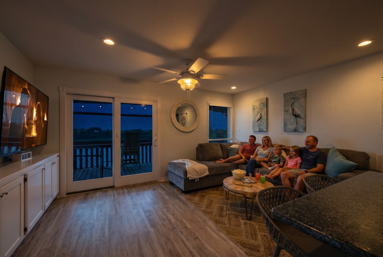 Enjoy movie night with your family!