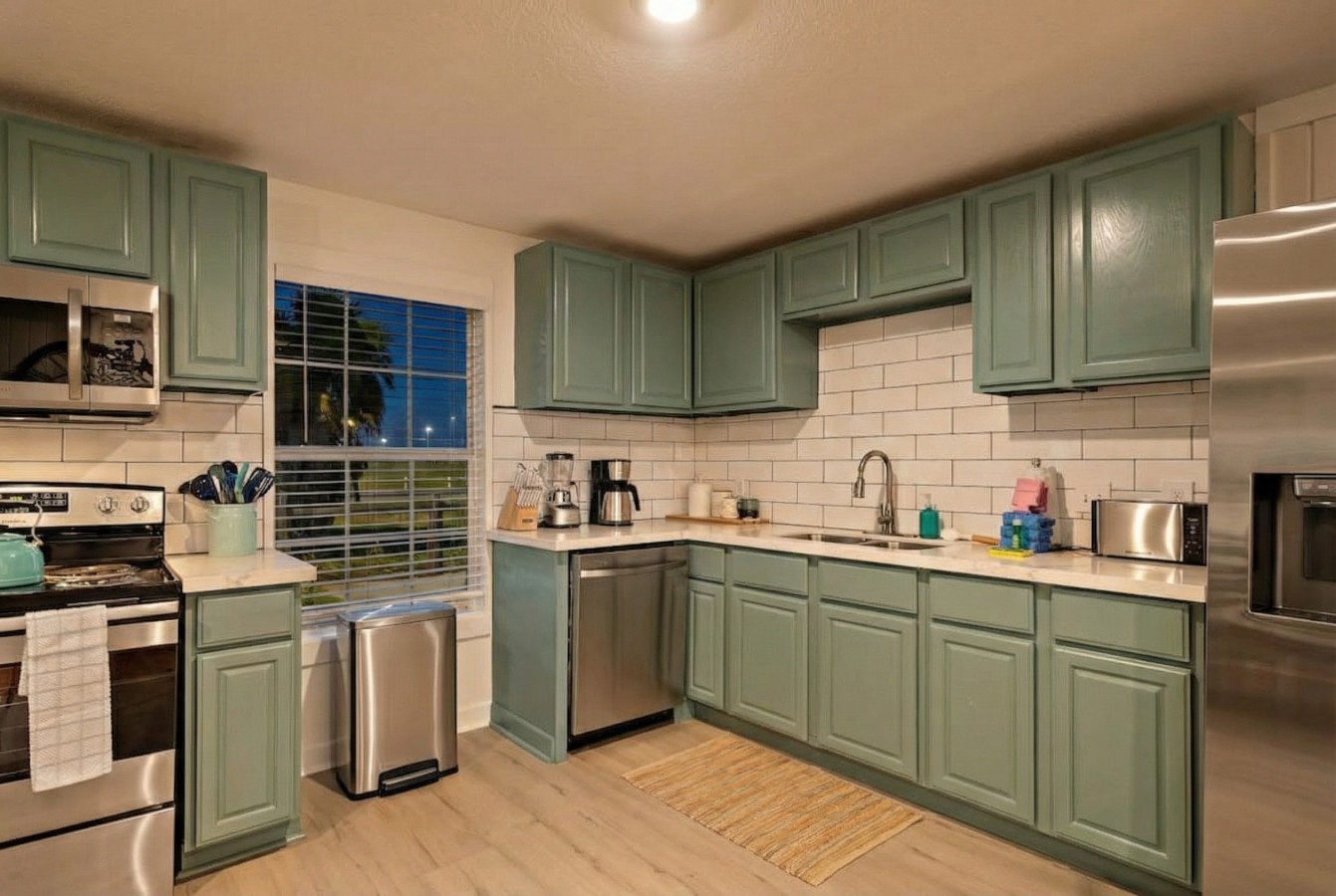 Another angle of the kitchen