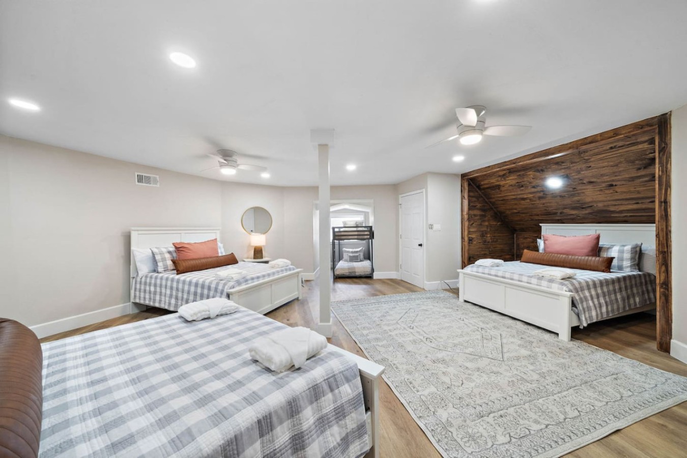 A relaxing retreat awaits in this comfy bedroom