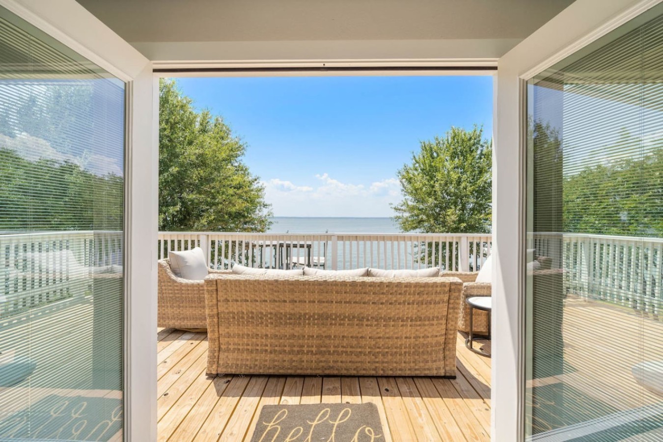 Another angle of the deck