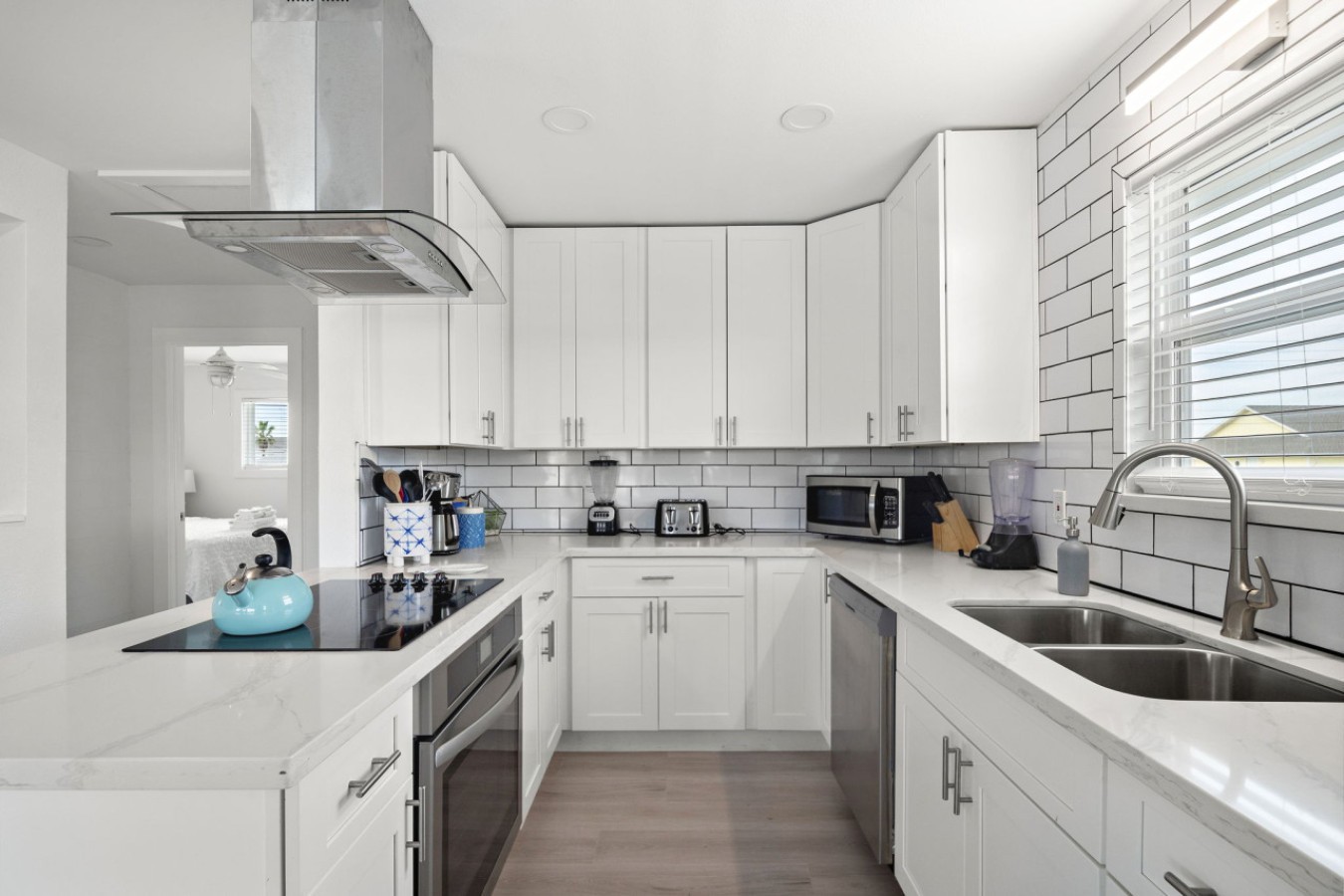 Whip up delicious meals in this charming kitchen
