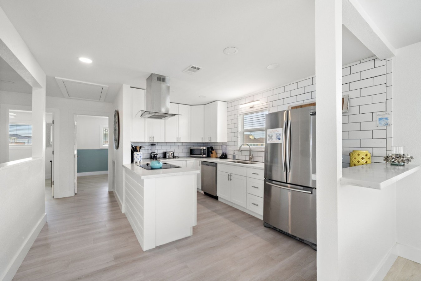 Another angle of the kitchen