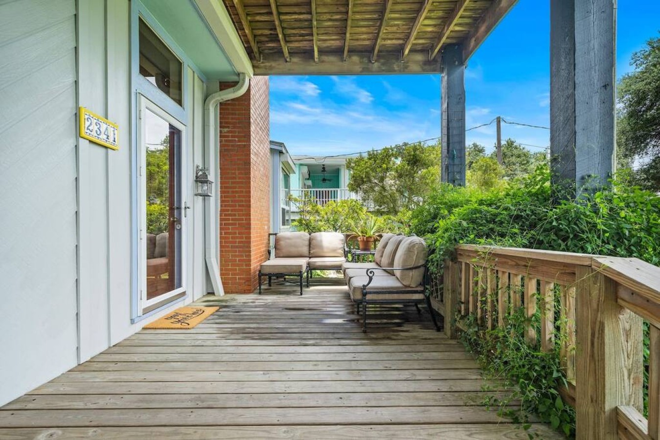 Another angle of the deck