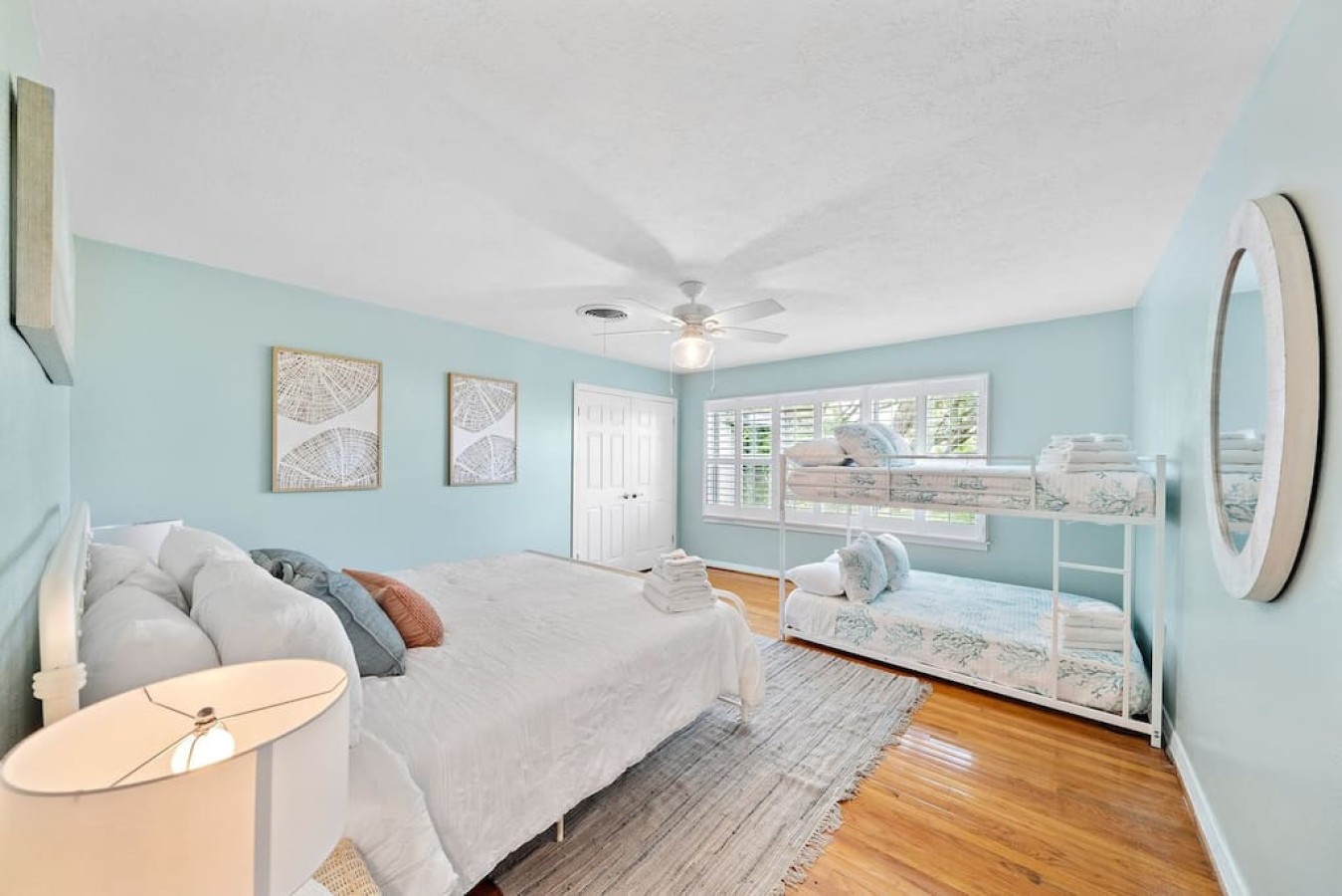 A relaxing retreat awaits in this comfy bedroom