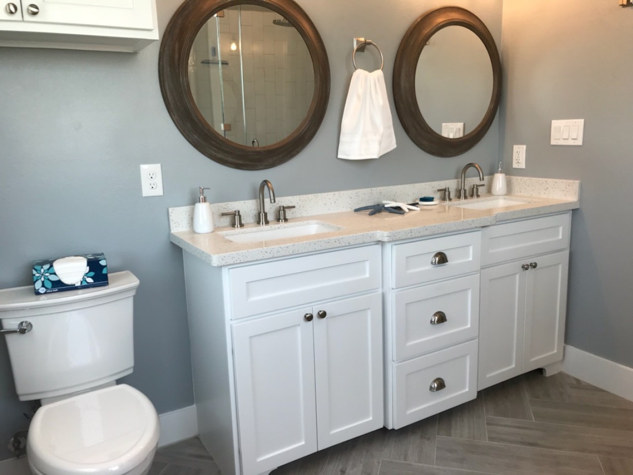 Unwind in this beautiful bathroom