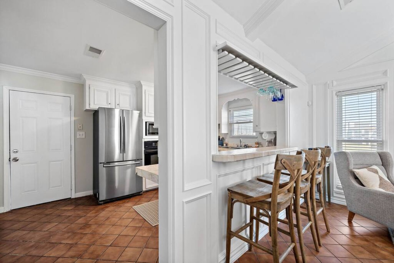 Another angle of the kitchen