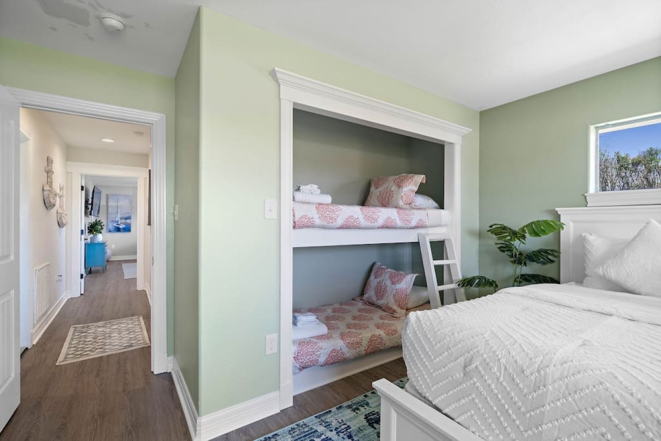 A relaxing retreat awaits in this comfy bedroom