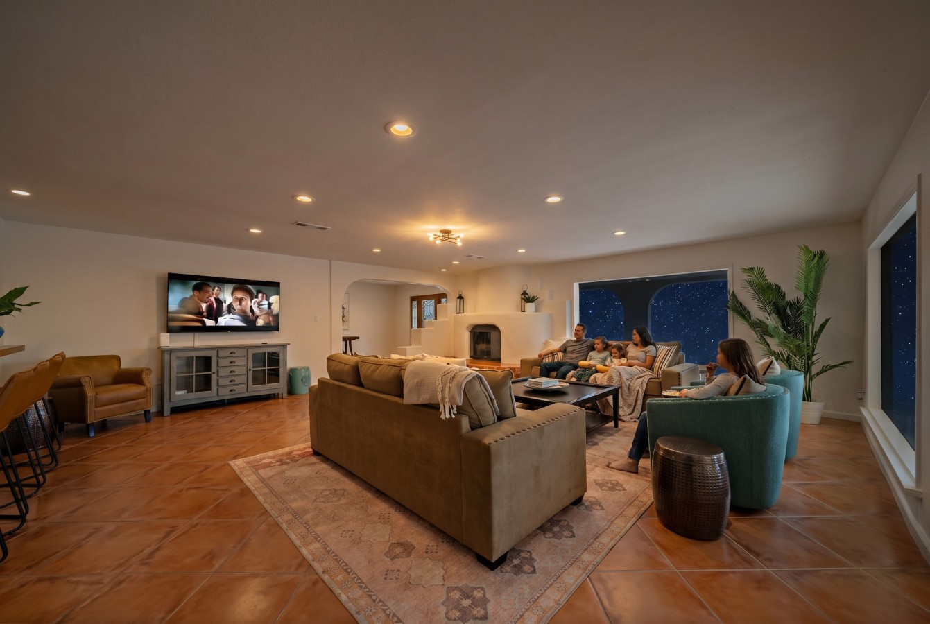 Another angle of the living room