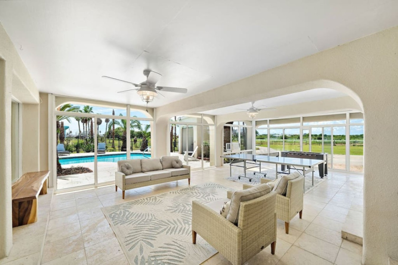 Enjoy laughter & games in this expansive yard