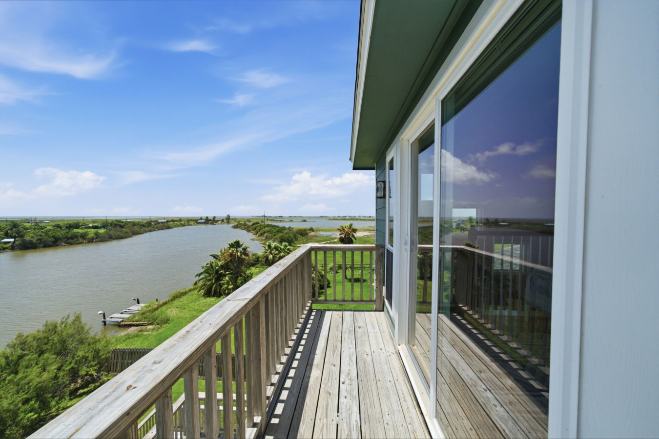 Waterway views as far as the eye can see