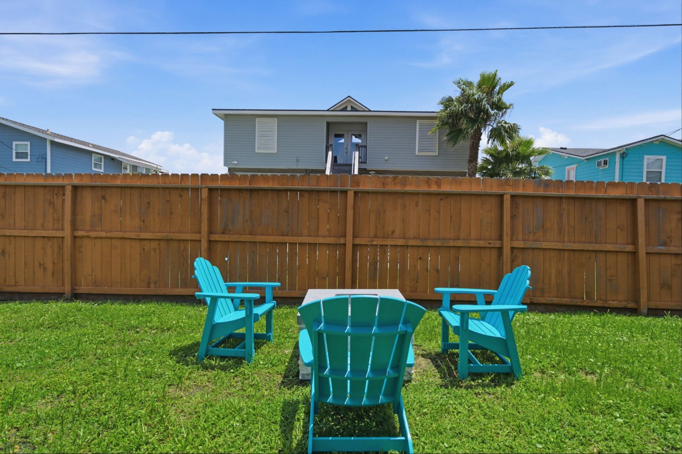 Another angle of the backyard