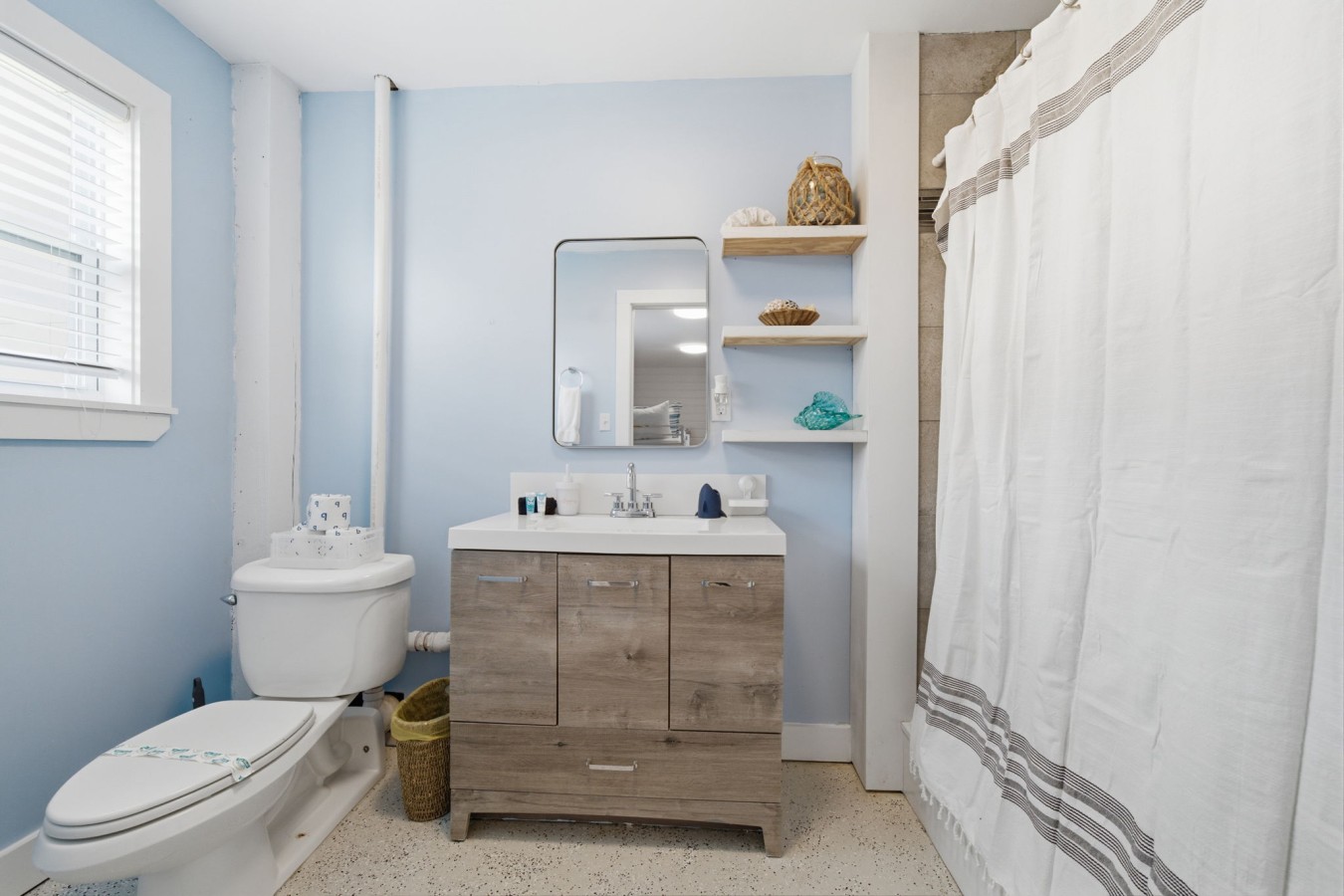 Feel pampered in this beautifully appointed bathroom