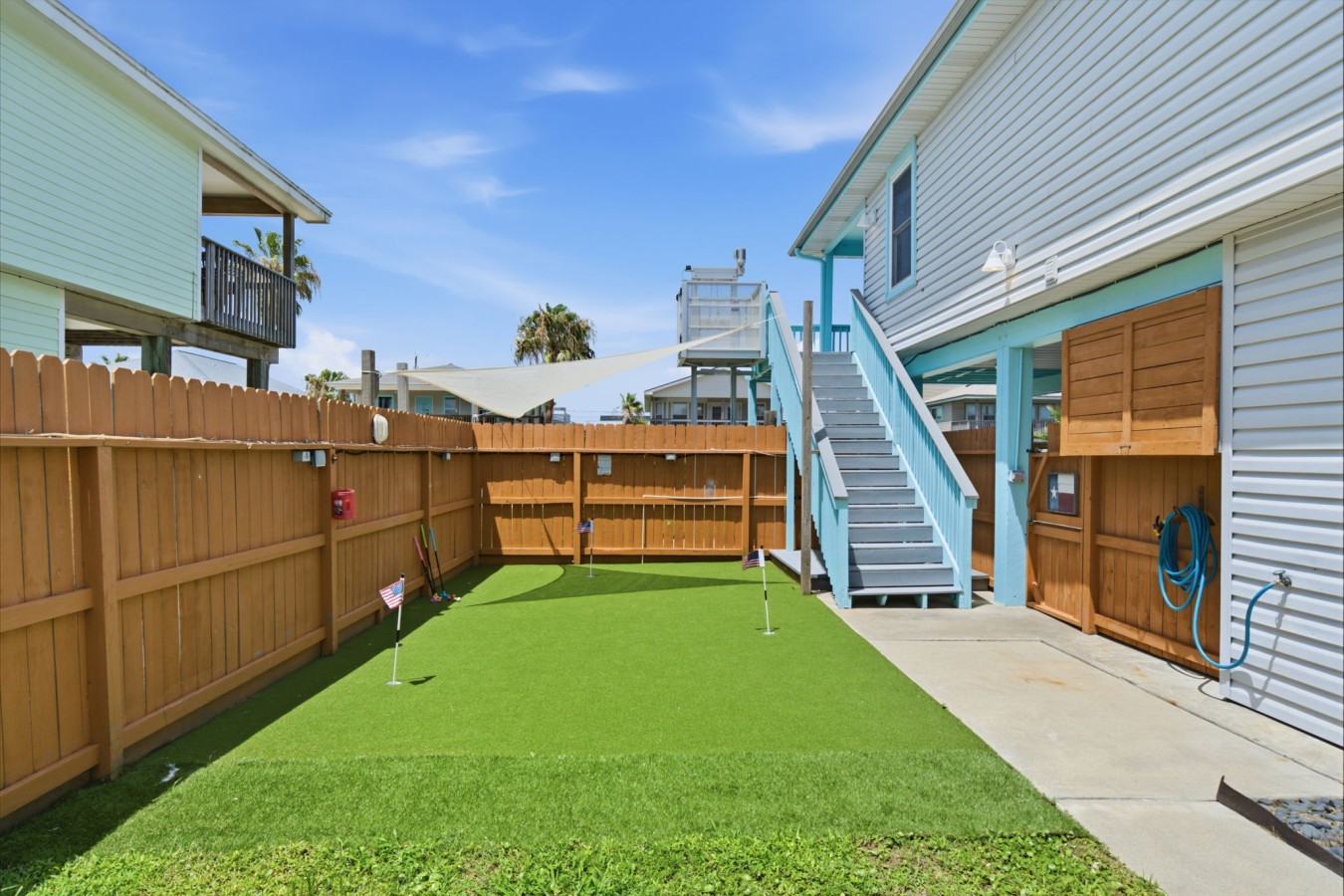 Challenge your crew to a putting contest right here