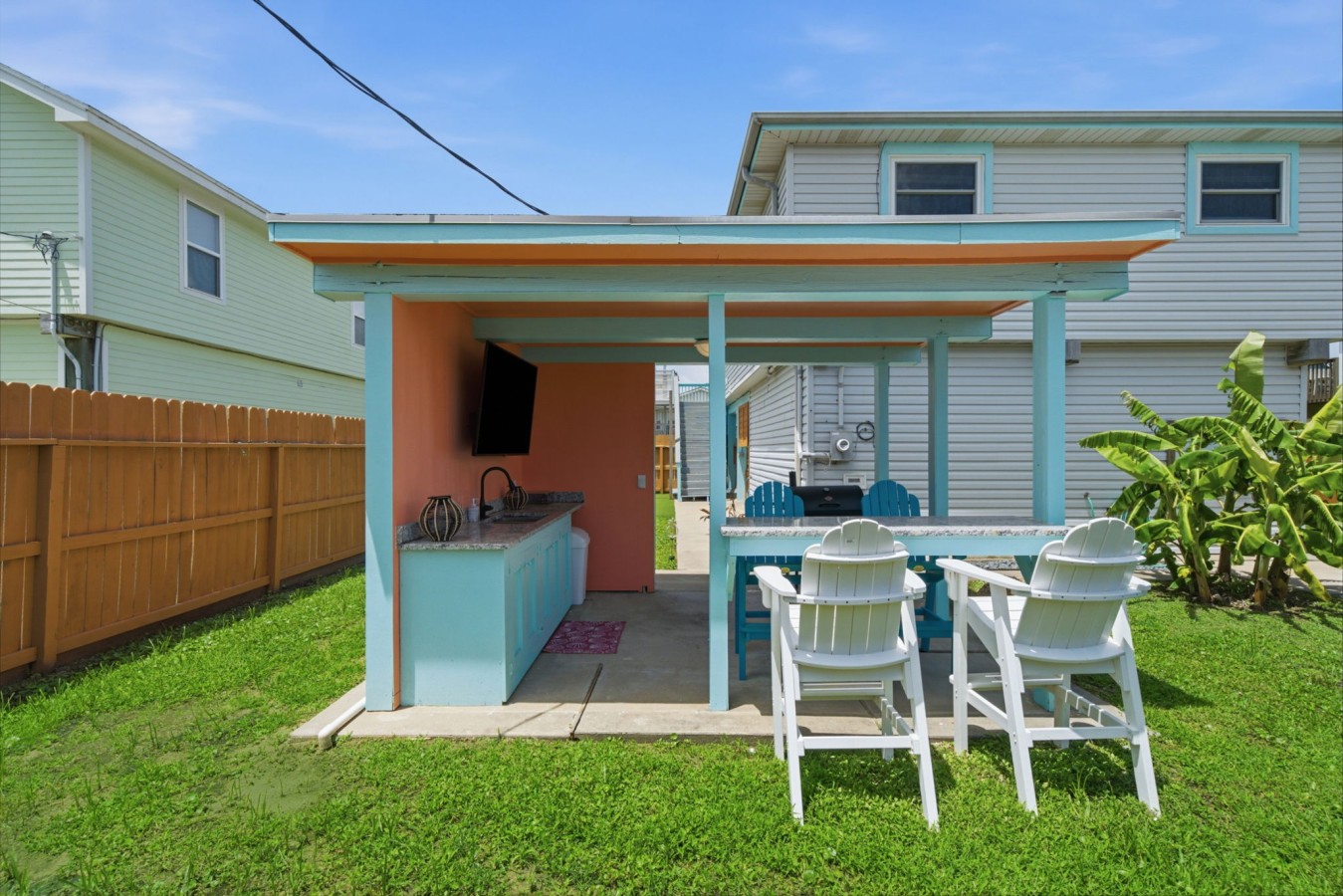Escape the midday sun & entertain right here