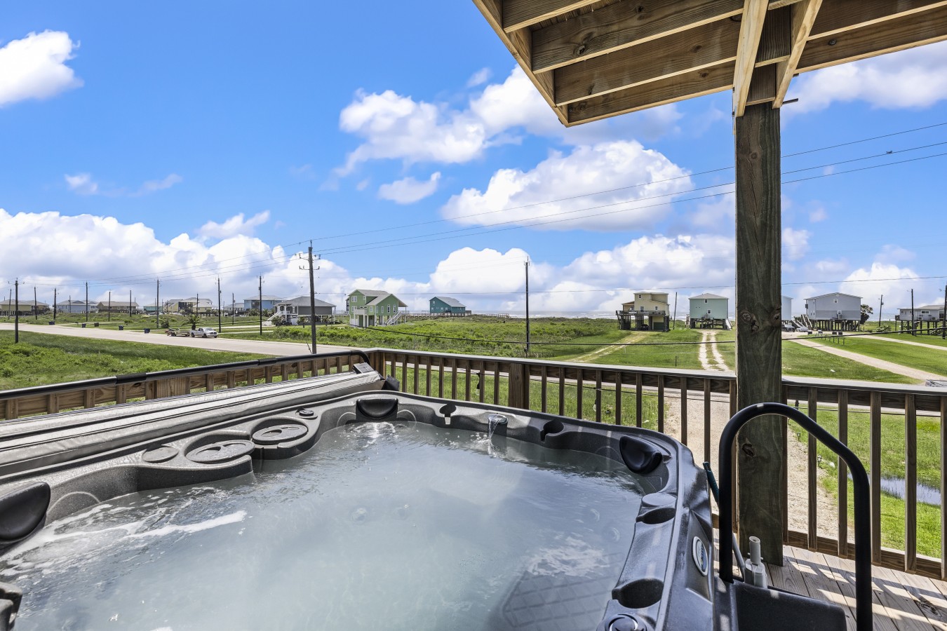 The perfect spot to unwind after a day at the beach