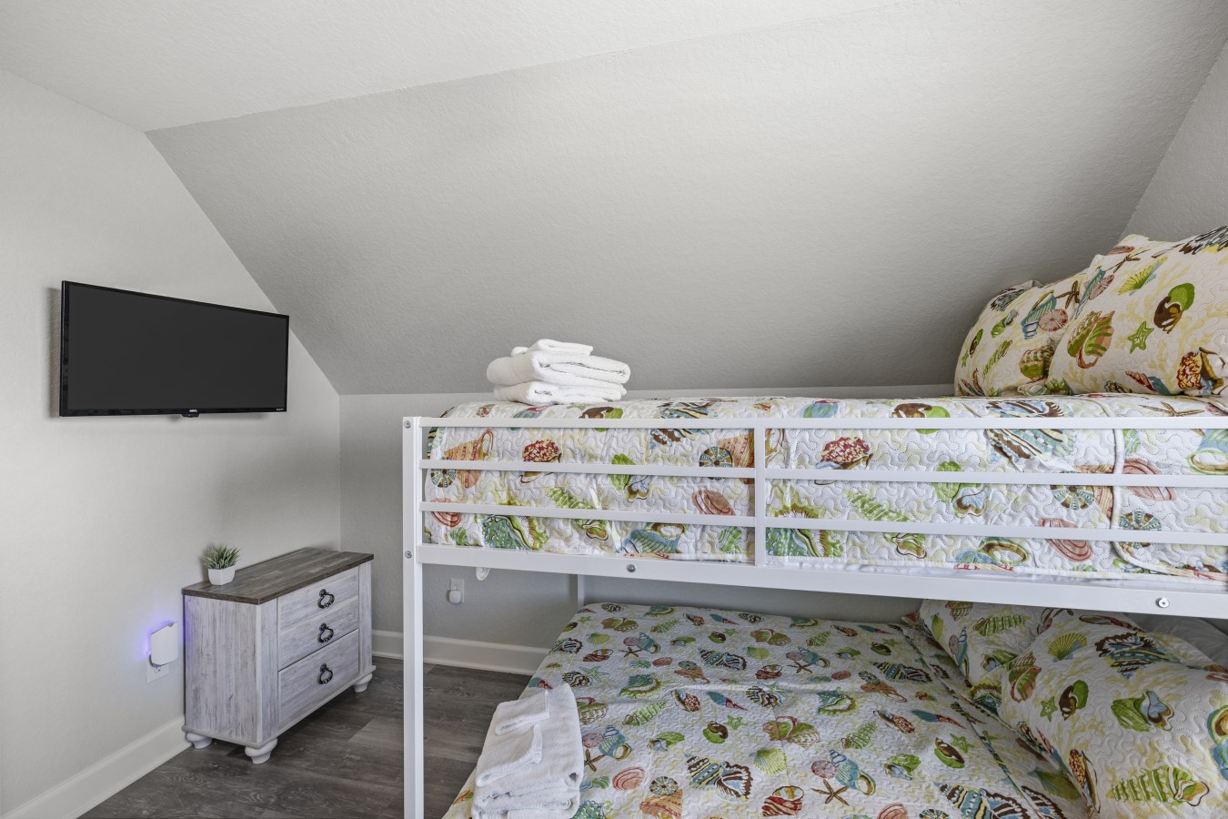 Bunk up & make memories in this charming bedroom