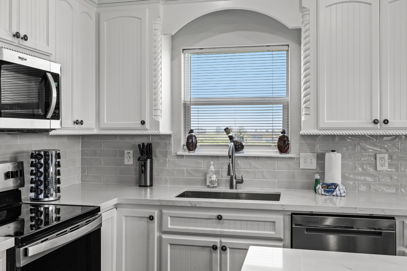 Another angle of the kitchen