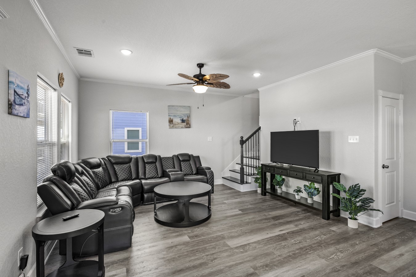 This is the main living room area of the home