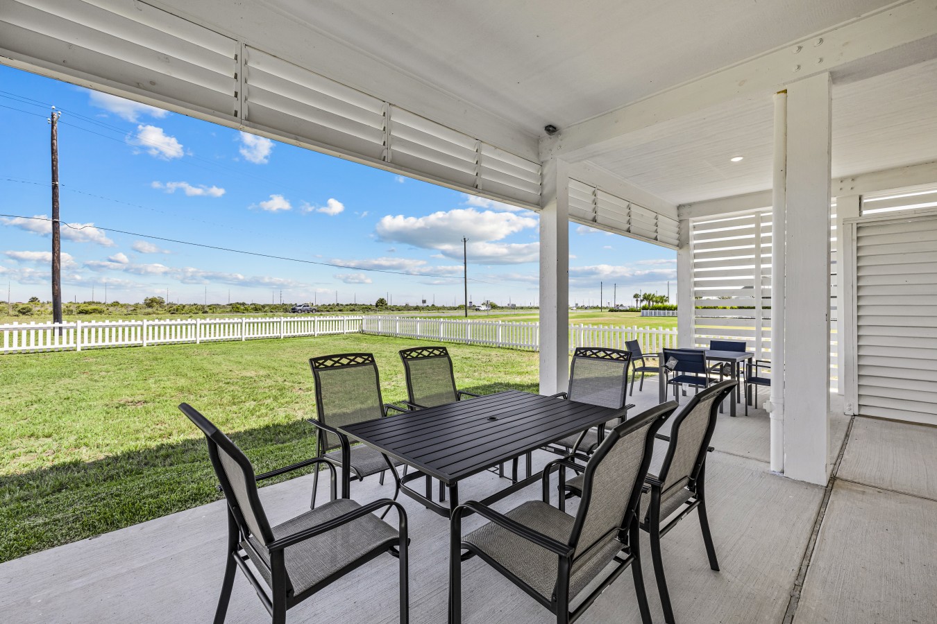 Unwind and dine al fresco with wide open views