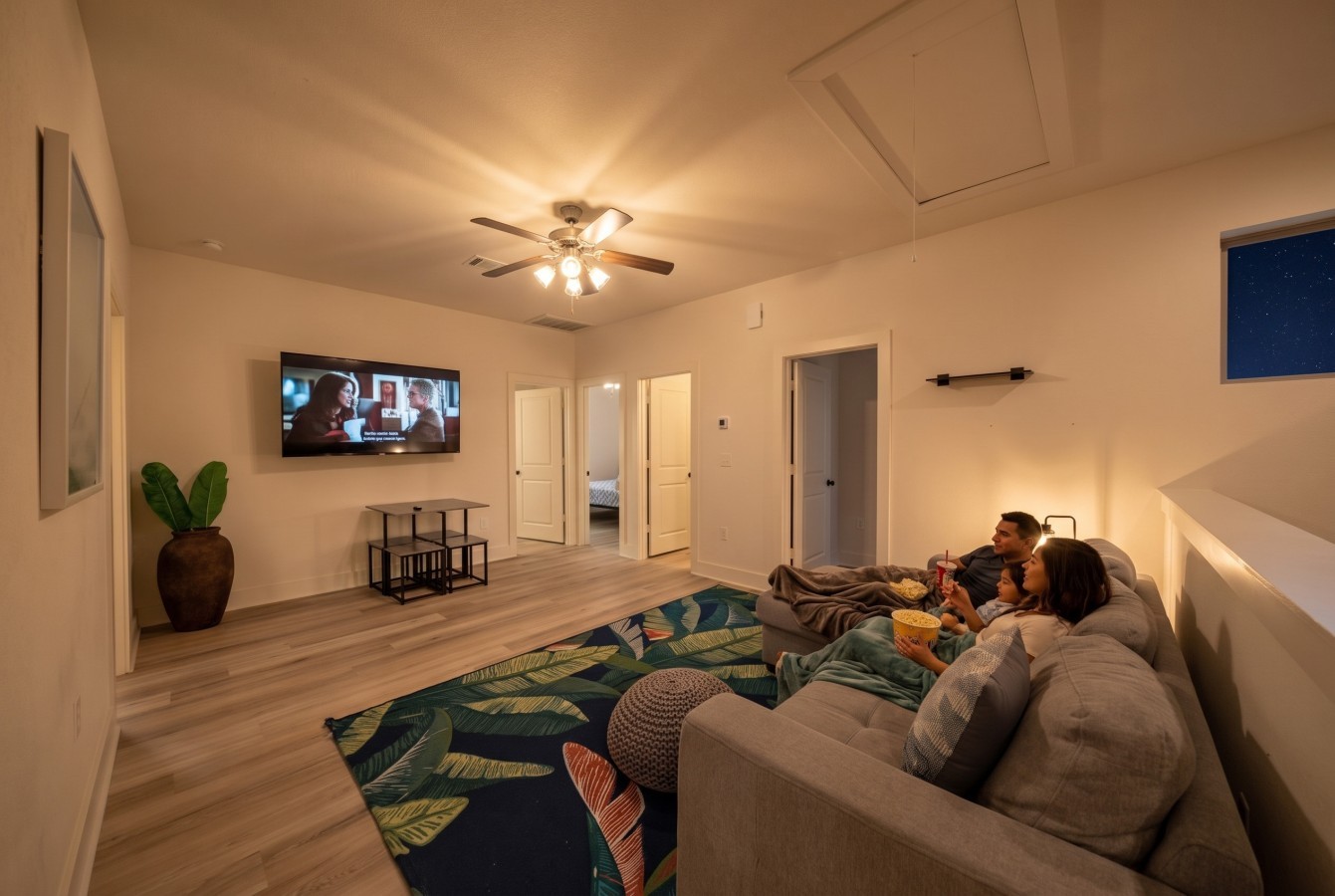 This is the main living room area of the home
